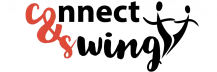 Logo transparent horizontal Connect and Swing