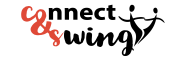 Logo transparent horizontal Connect and Swing