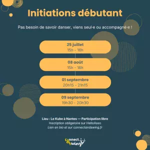 Planning des initiations été 2026