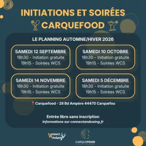 Carquefood et connect and swing programme semestre 2 2026