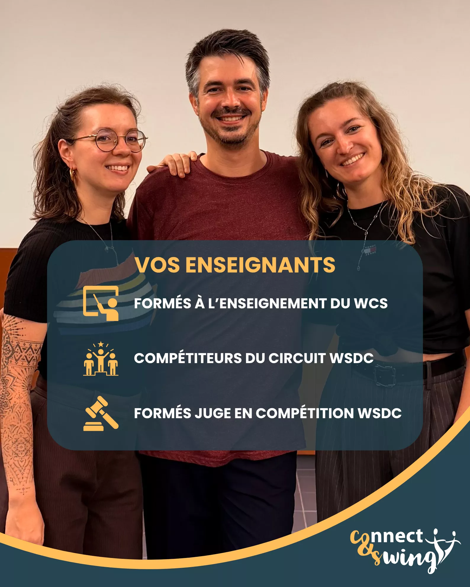 L'équipe Connect and Swing